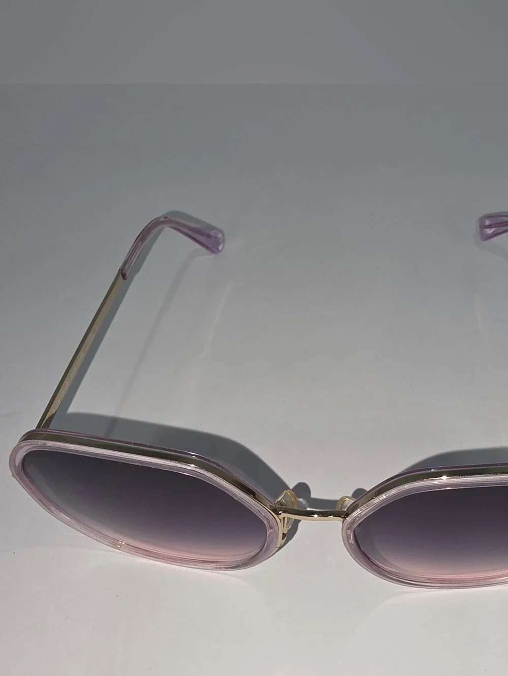 Kate Spade Sunglasses Nicola Purple frame Hello Sunshine Oversize Round